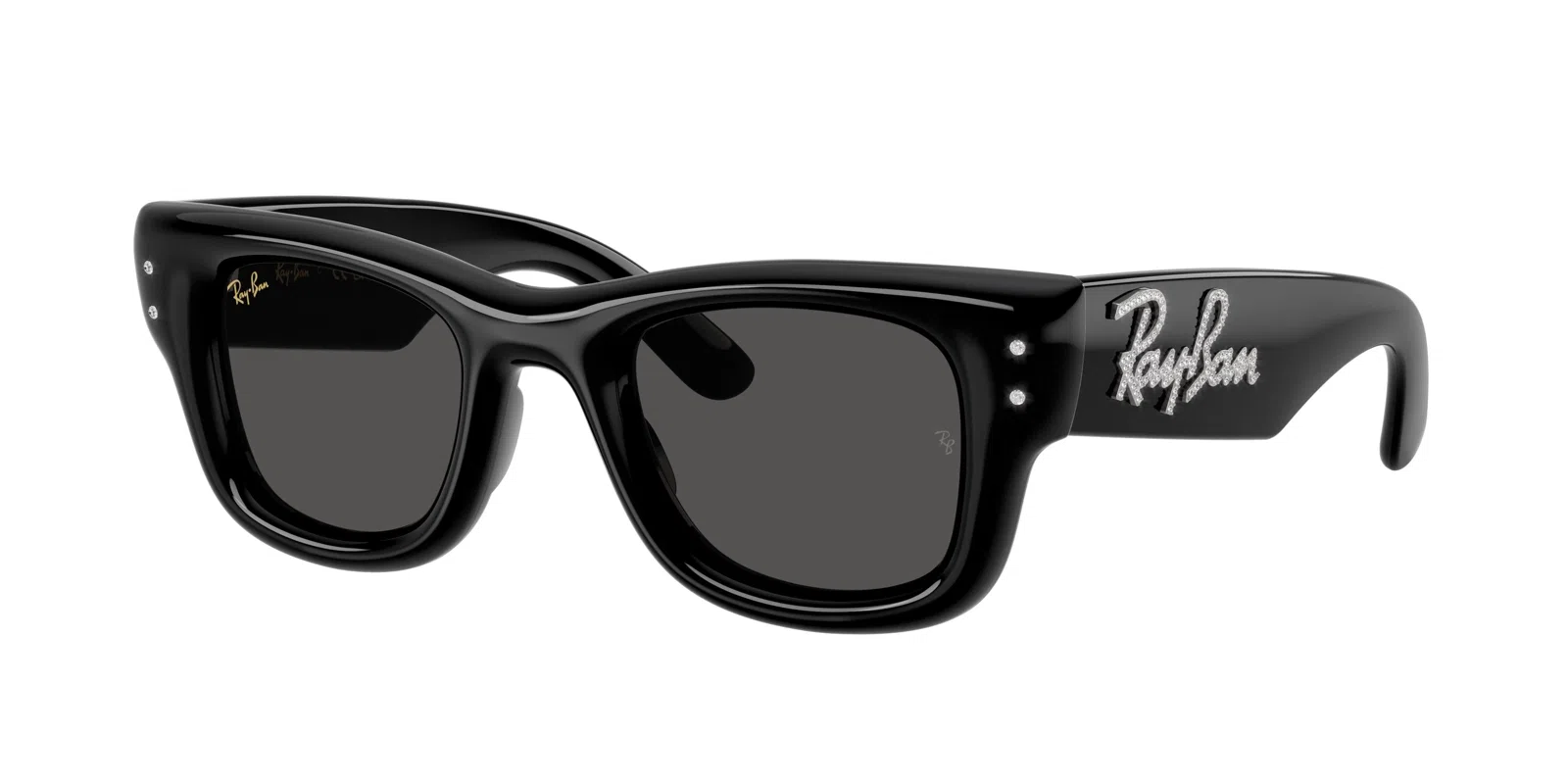 Ray-Ban Wayfarer Puffer 4940B Sunglasses - Green & Strass - view 4